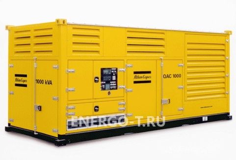 Дизельный генератор Atlas Copco QAC 1000 (800 кВт)