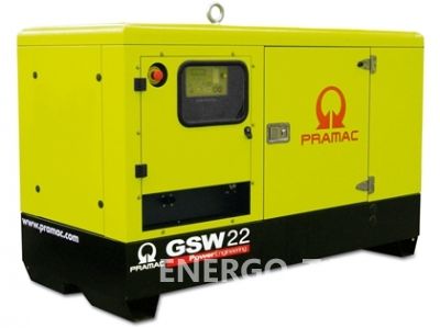 Дизельный генератор PRAMAC GSW 22 P 1 фаза