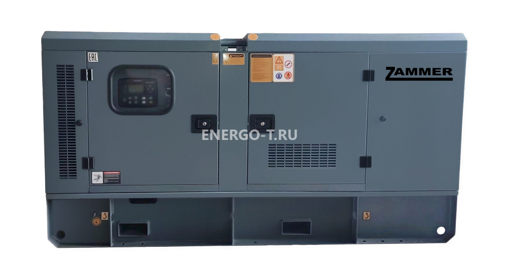 Дизельный генератор ZAMMER AD-360-Т400 Prof WP13D405E200 в кожухе