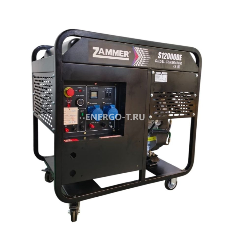 Дизельный генератор ZAMMER S12000DE