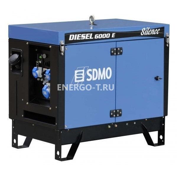 Дизельный генератор SDMO DIESEL 6000 E SILENCE кожух