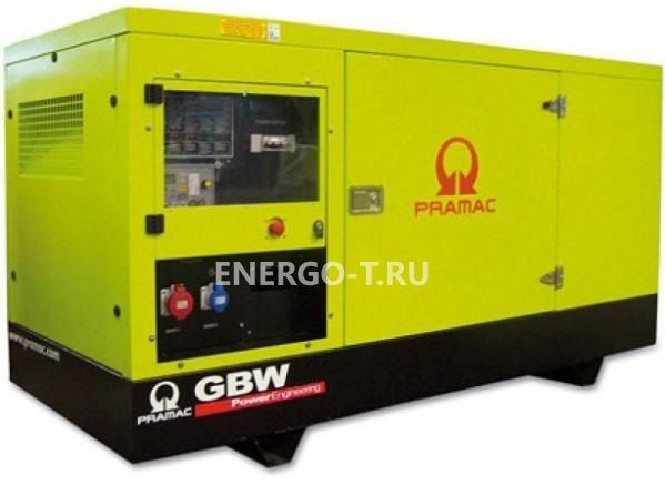 Дизельный генератор PRAMAC GSW220 V в кожухе с АВР