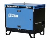 Дизельный генератор SDMO DIESEL 6500 TE SILENCE AVR 22.5 ч